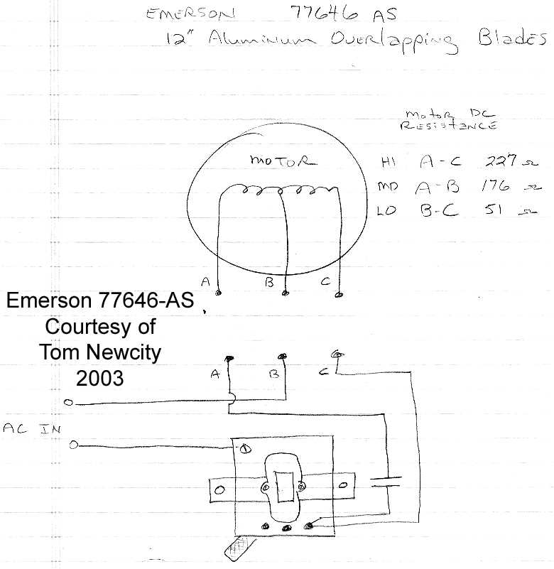 emerson electric motors wiring diagram