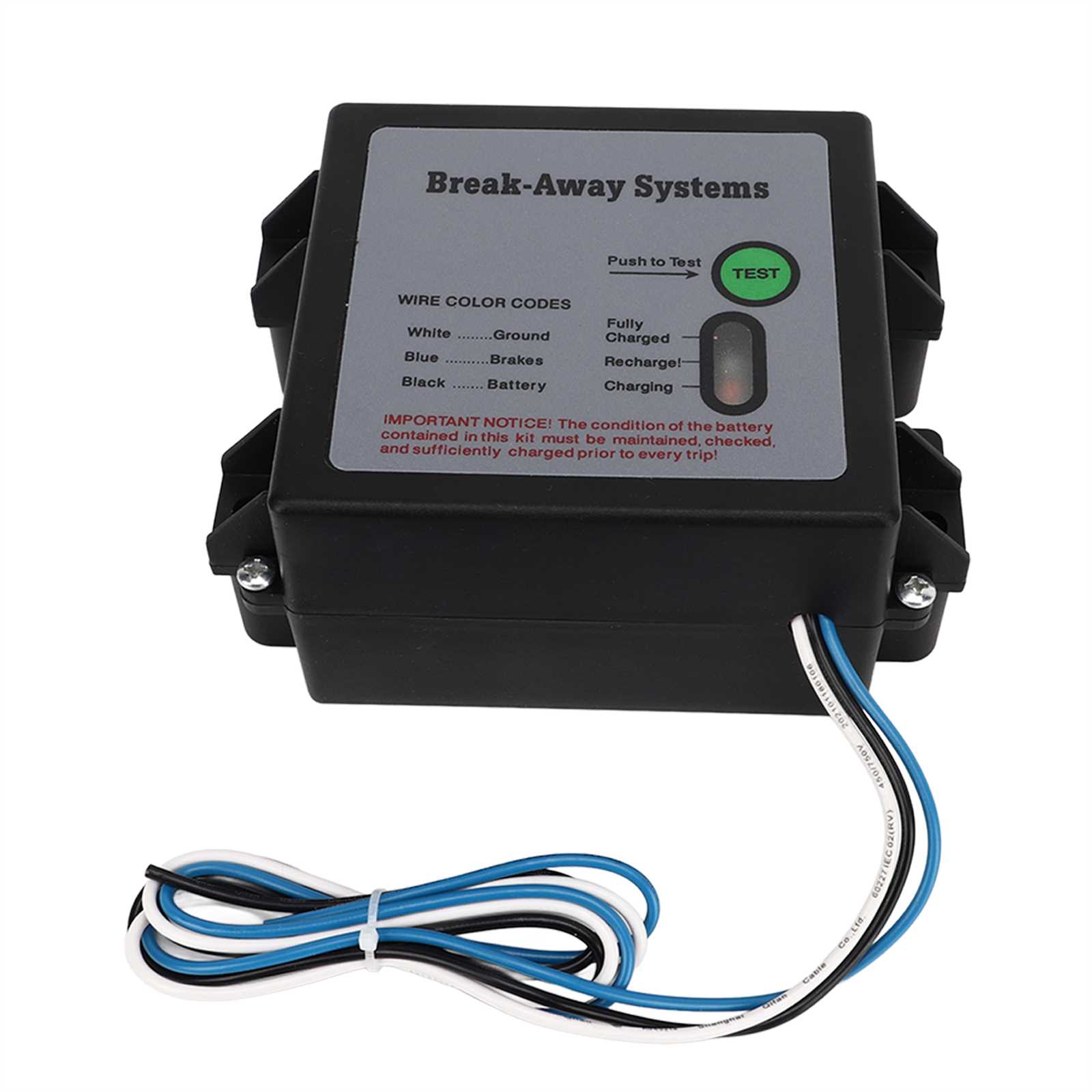 trailer breakaway system wiring diagram