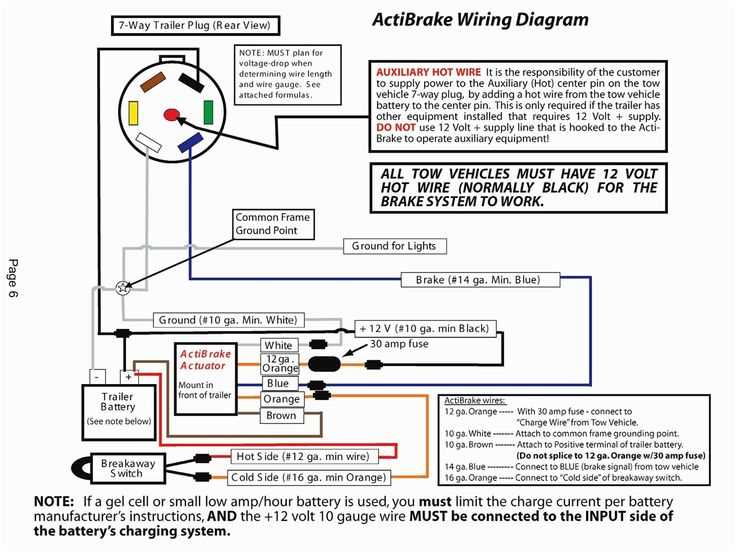 trailer breakaway system wiring diagram