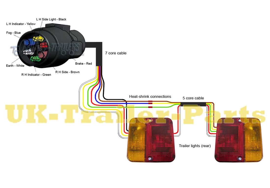 trailer tail light wiring diagram