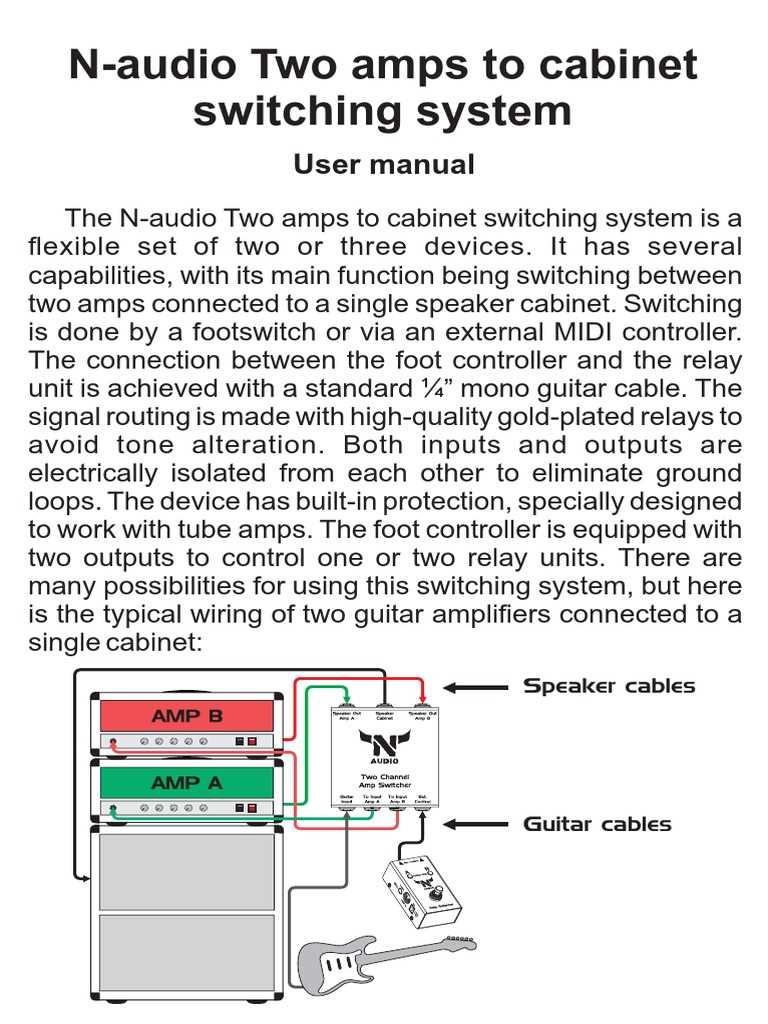 two amp wiring diagram