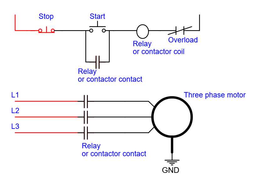 single phase lighting contactor wiring diagram