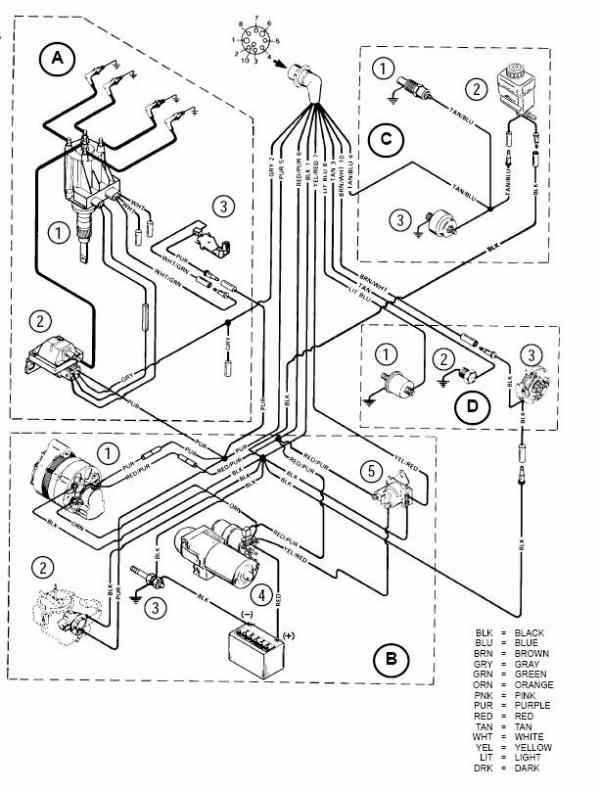 3.0 mercruiser starter wiring diagram