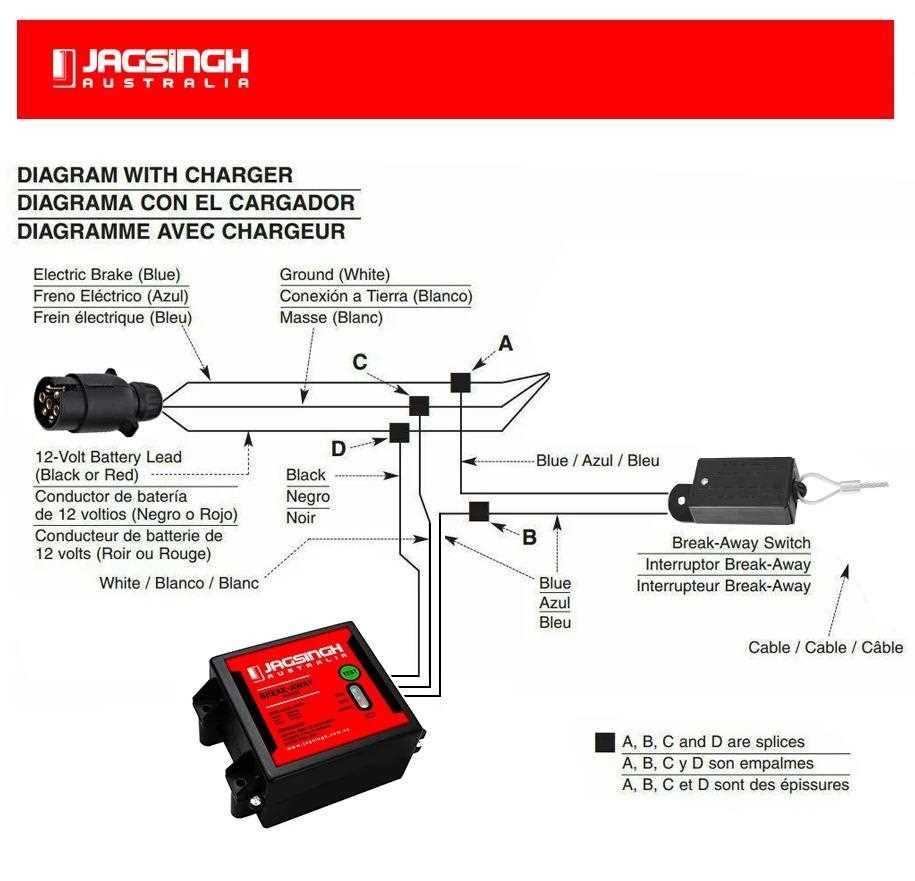 trailer breakaway system wiring diagram