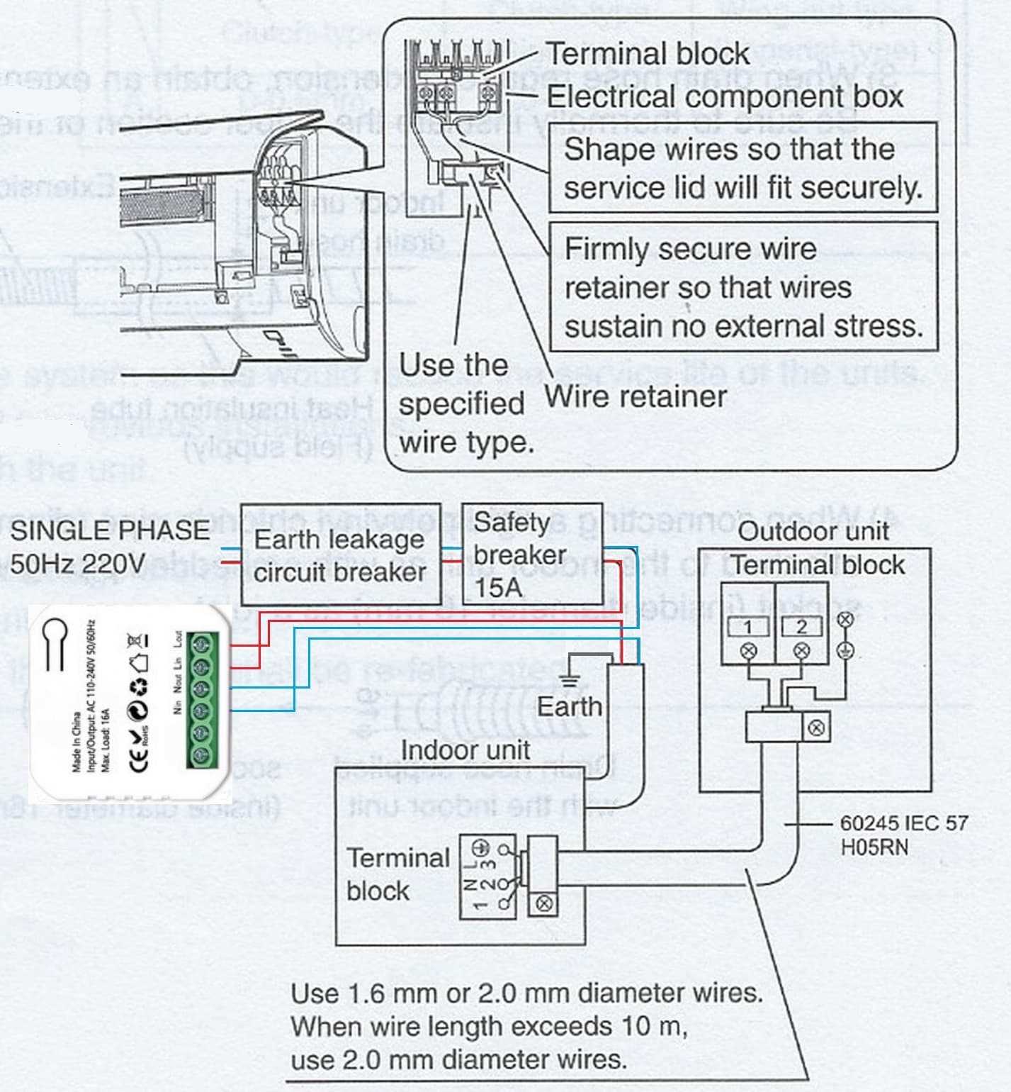 daikin wiring diagram