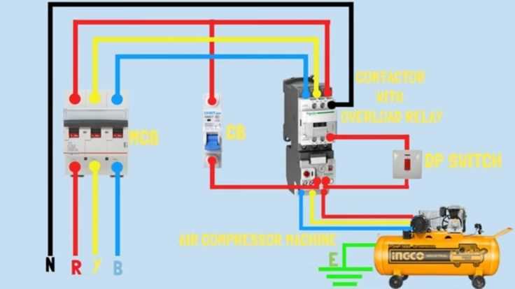 3 phase air compressor wiring diagram