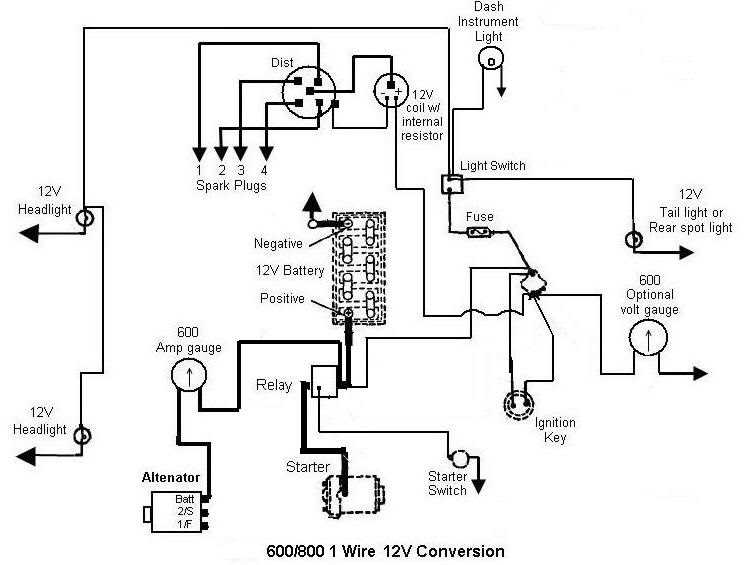 ford 4000 ignition switch wiring diagram