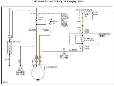 2009 nissan maxima alternator wiring diagram