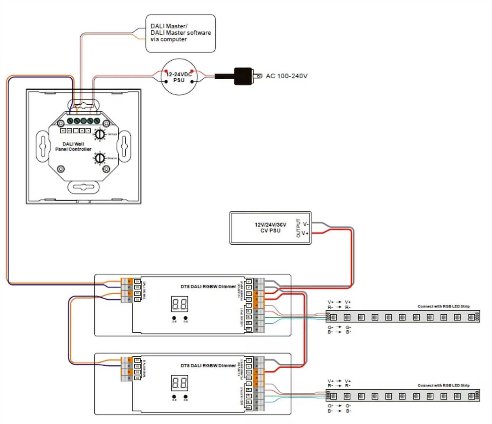 led lights diagram wiring