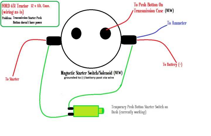 wiring diagram push button start