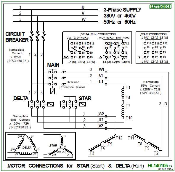 3 phase 12 lead motor wiring diagram