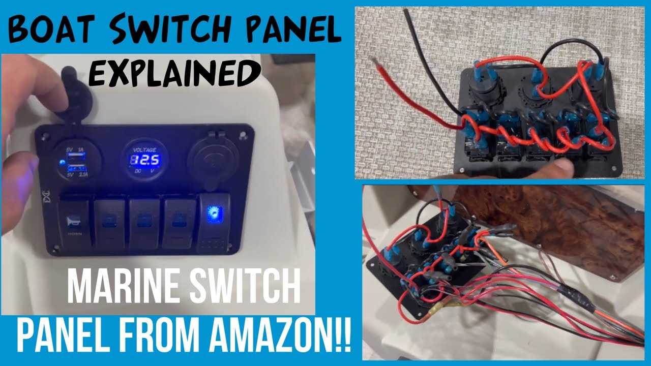 boat switch panel wiring diagram