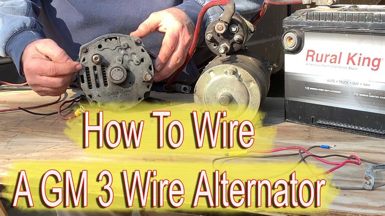 single wire alternator wiring diagram