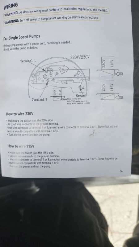 230 volt pool pump wiring diagram