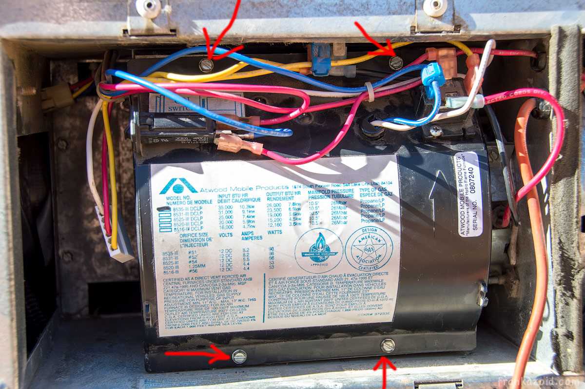 atwood rv furnace wiring diagram