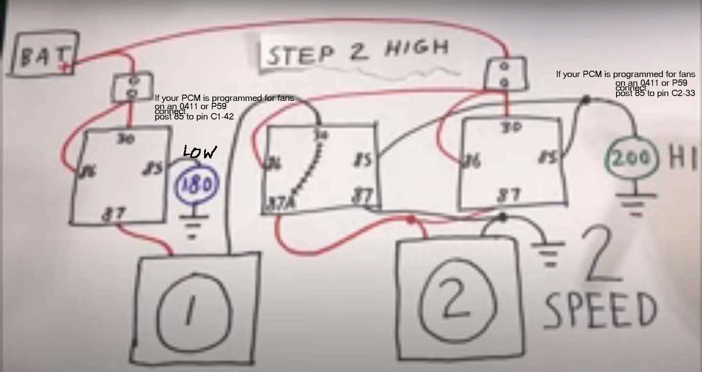 dual fan single relay wiring diagram