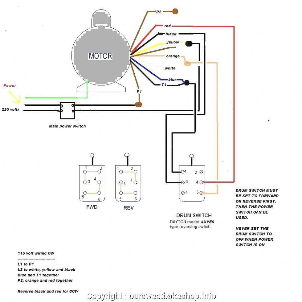 century ac motor wiring diagram 230 volts