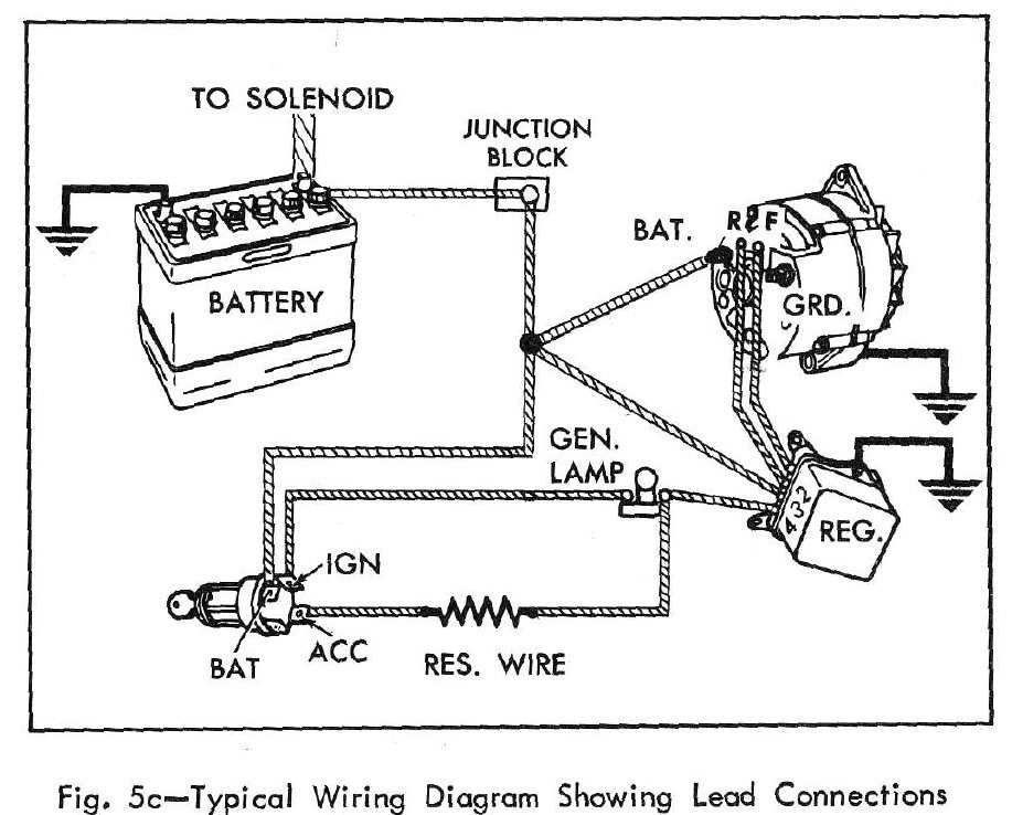 alternator wiring diagram chevy 350