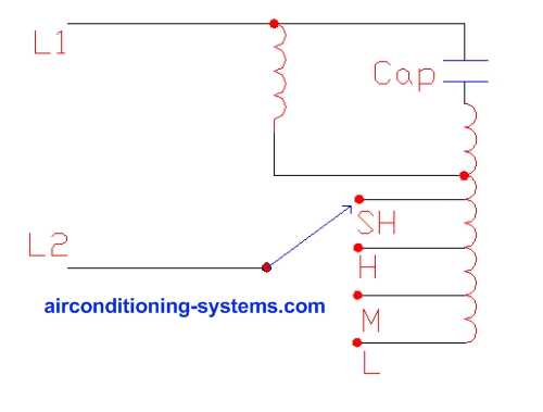 air conditioner fan motor wiring diagram