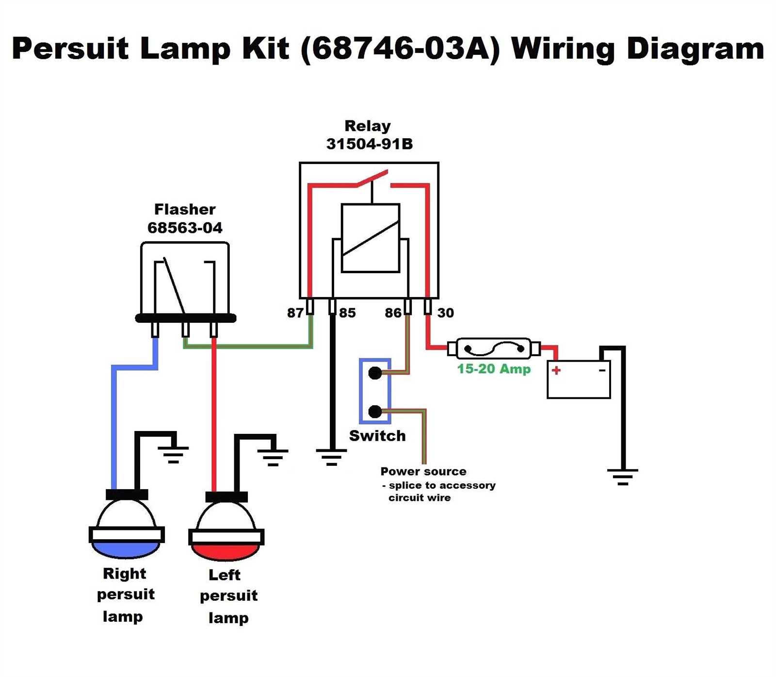 4 pin flasher relay wiring diagram