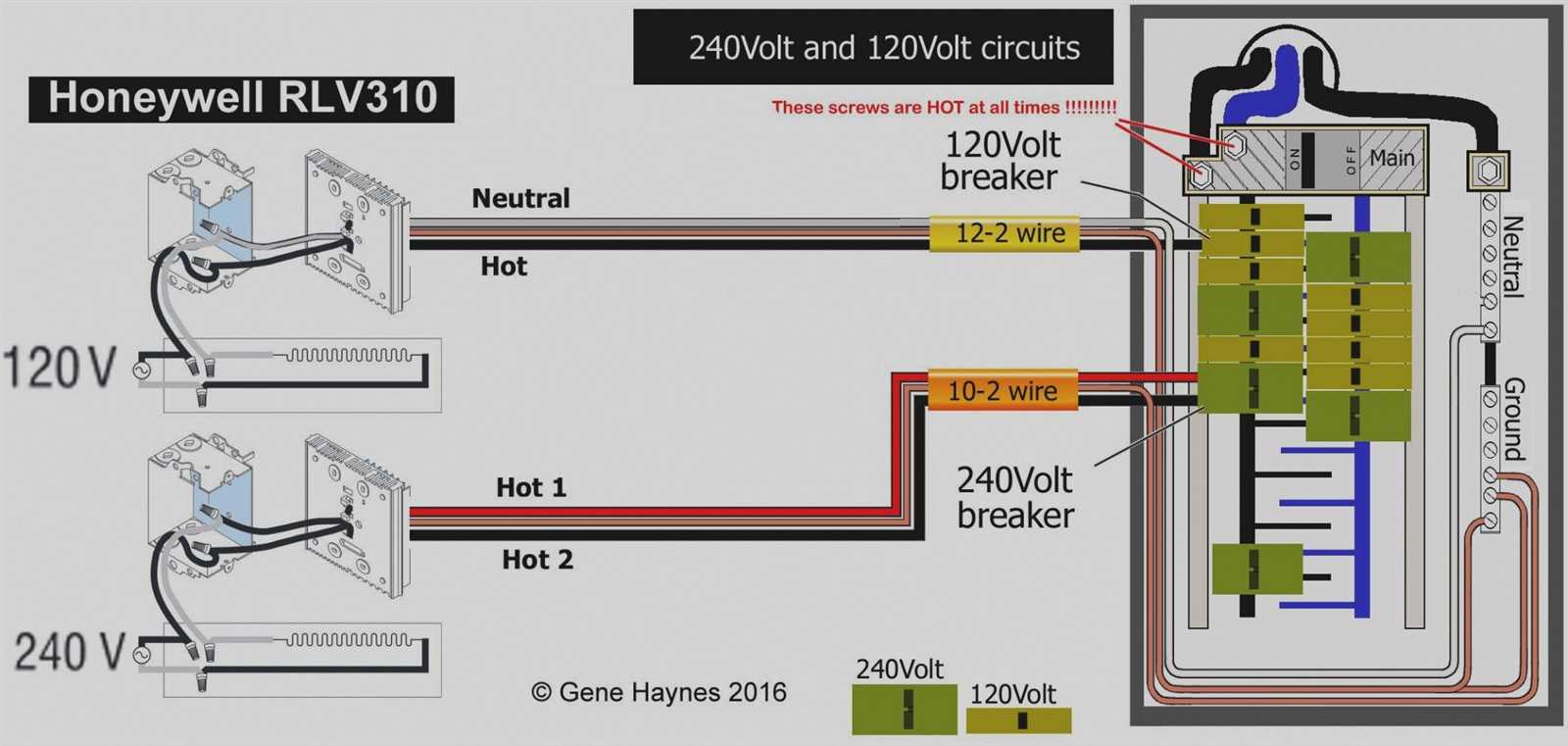 4 wire baseboard thermostat wiring diagram