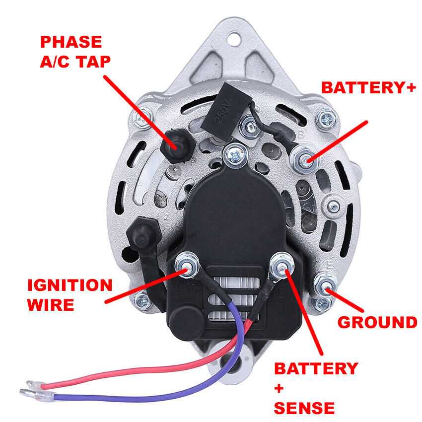 boat alternator wiring diagram