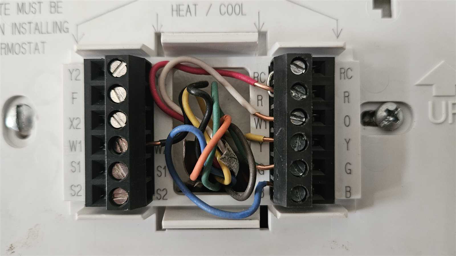 trane wiring diagram thermostat