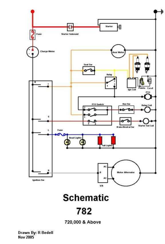 cub cadet lt1050 wiring diagram