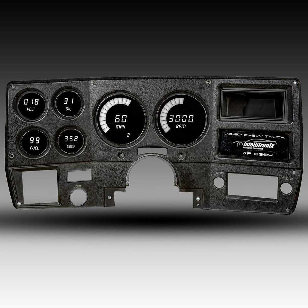 instrument panel 73 87 chevy truck instrument cluster wiring diagram