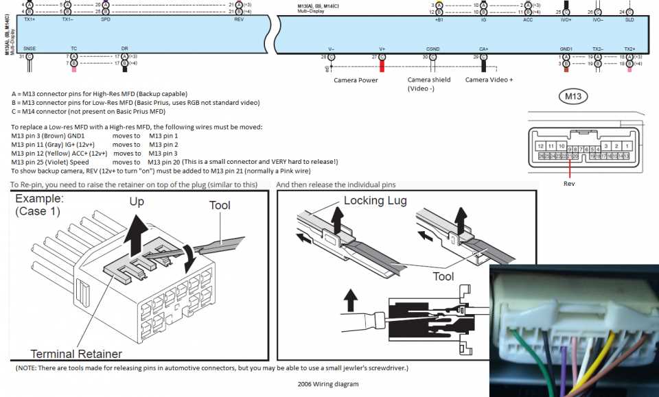 4 wire reverse camera wiring diagram