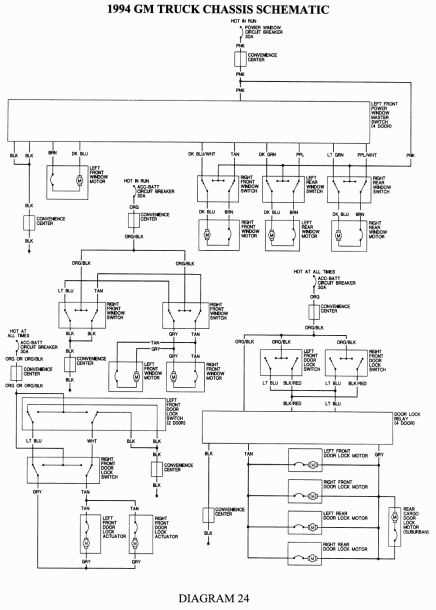 1994 chevy truck wiring diagram free