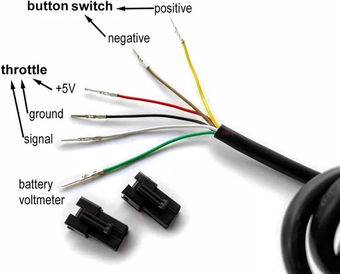 6 wire ebike throttle wiring diagram