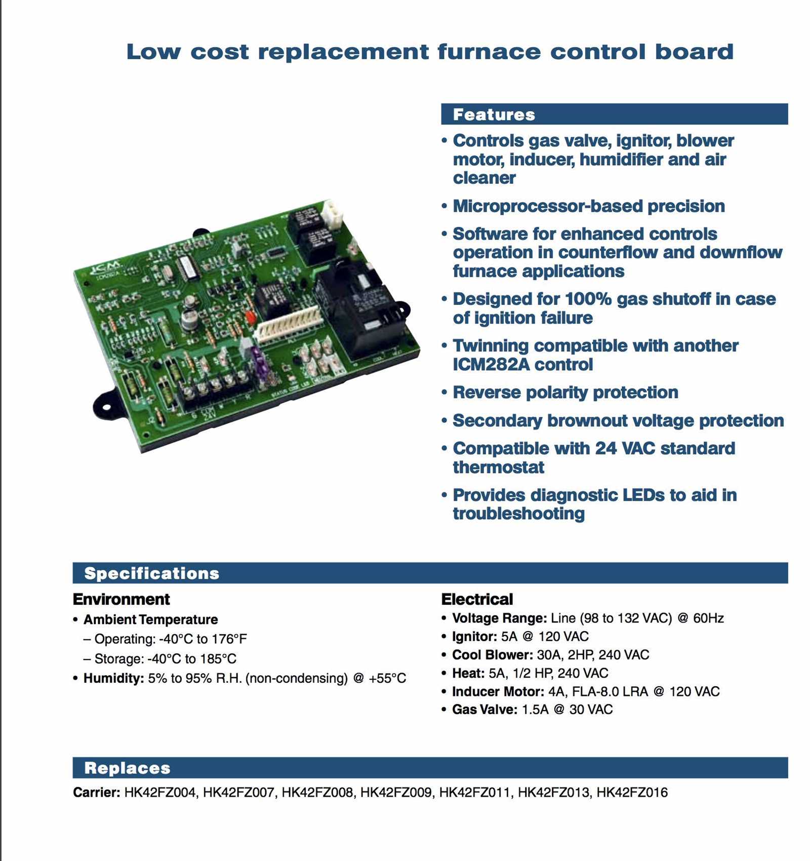 carrier furnace control board wiring diagram