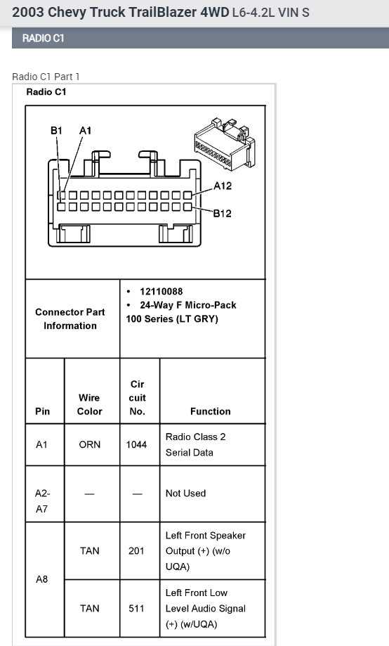 03 silverado stereo wiring diagram