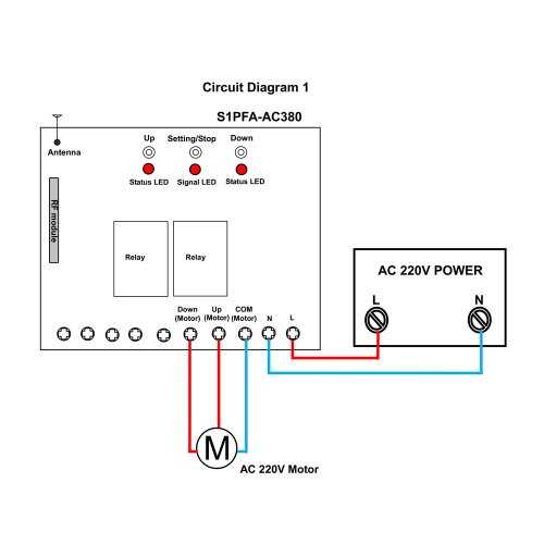 ac motor reversing switch wiring diagram