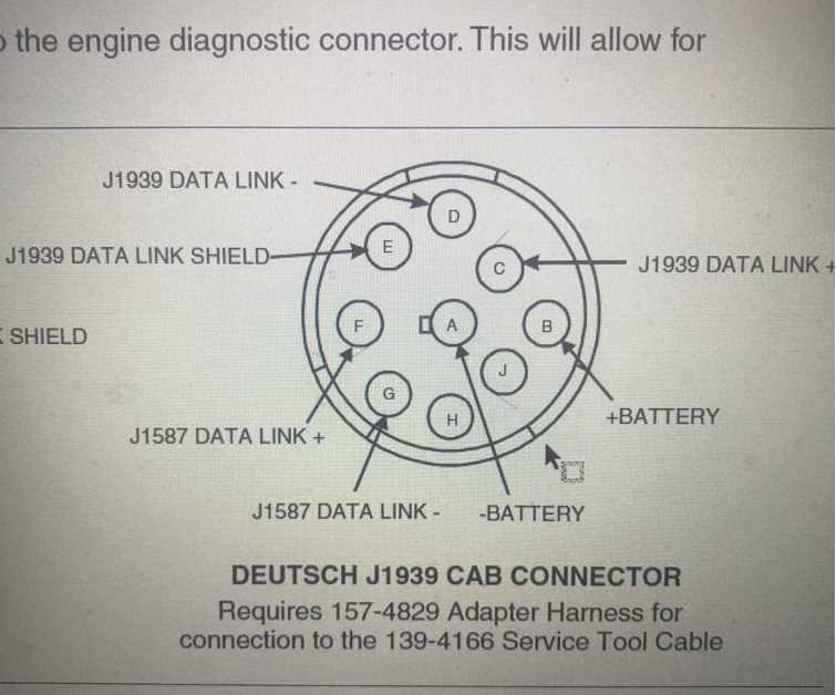 j1939 data link connector wiring diagram