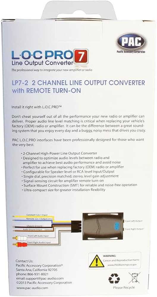 pac lp7 2 wiring diagram