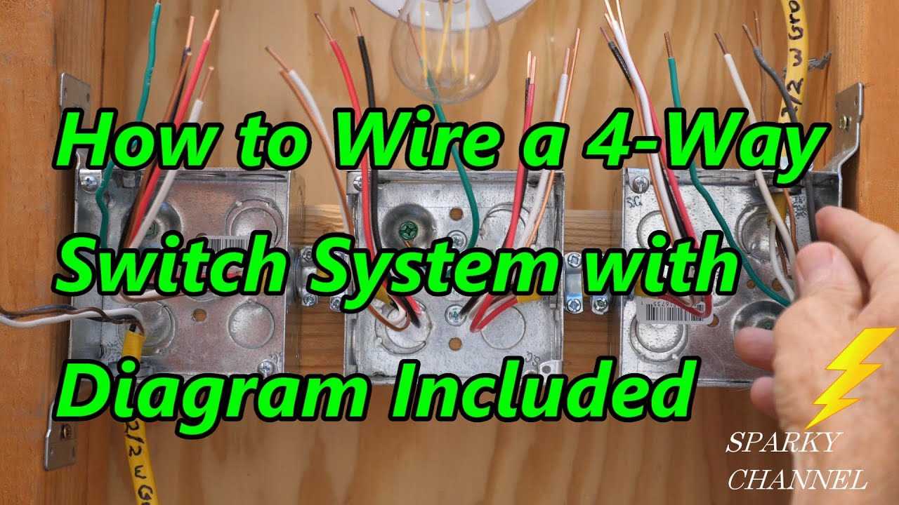 4 way switch wiring diagram light middle