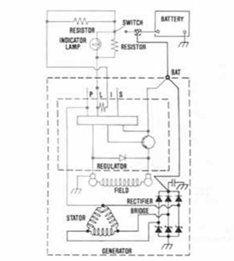 delco chevy 4 wire alternator wiring diagram