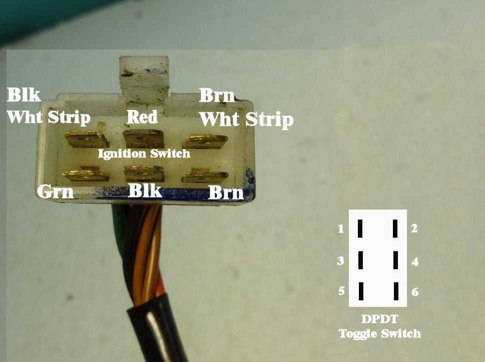 motorcycle ignition switch wiring diagram