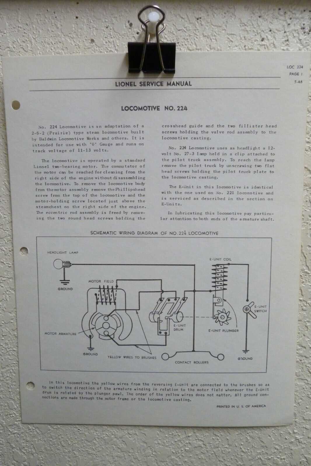 lionel wiring diagrams