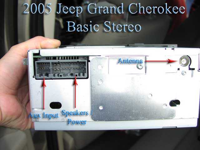 jeep grand cherokee stereo wiring diagram