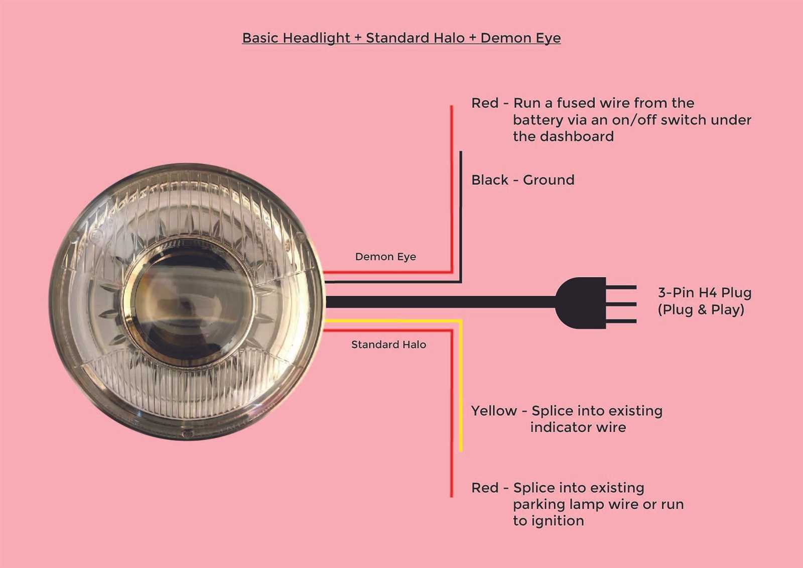 diagram headlight wiring