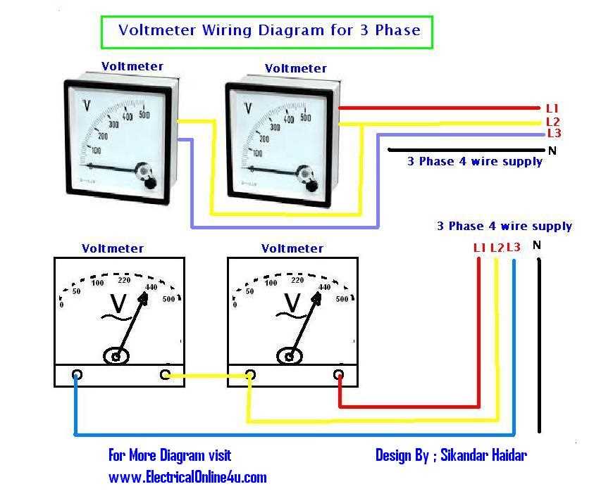 3 phase air conditioner wiring diagram