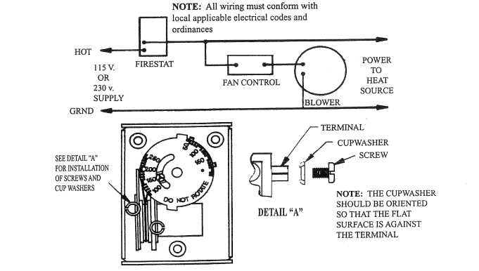 fan limit switch wiring diagram