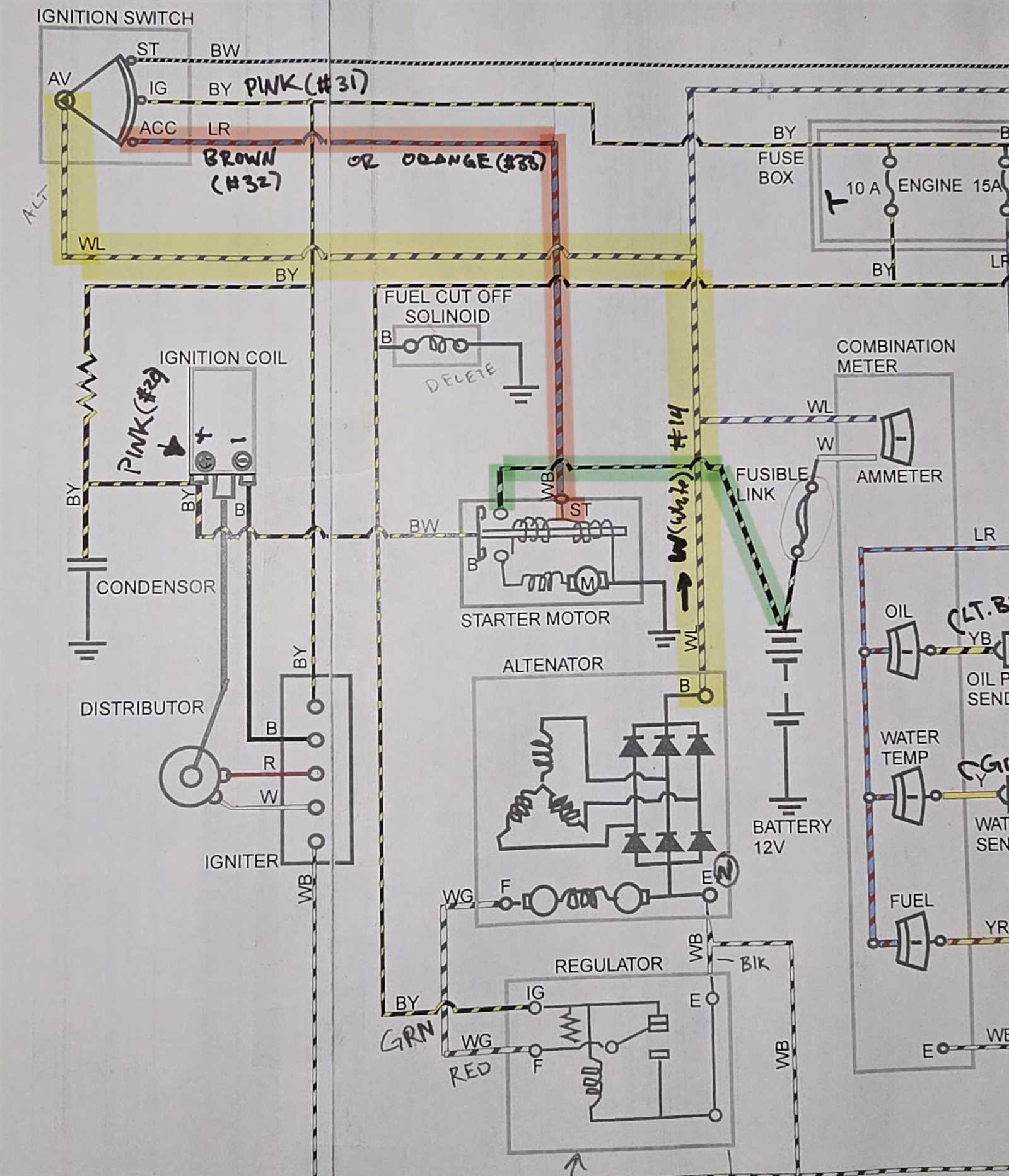 wiring diagram for ignition