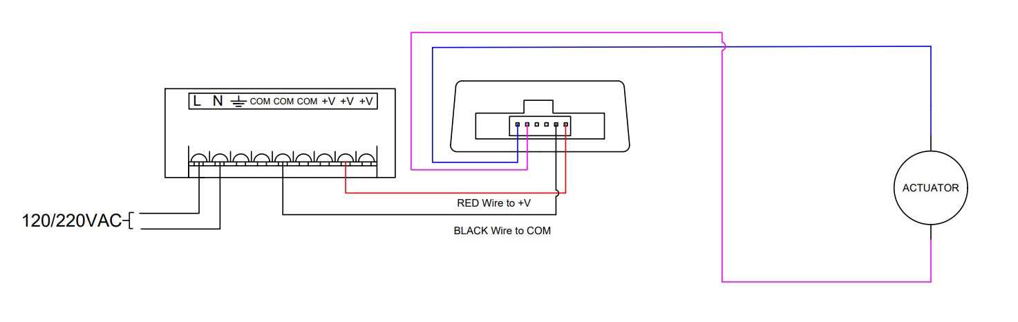 3 wire actuator wiring diagram