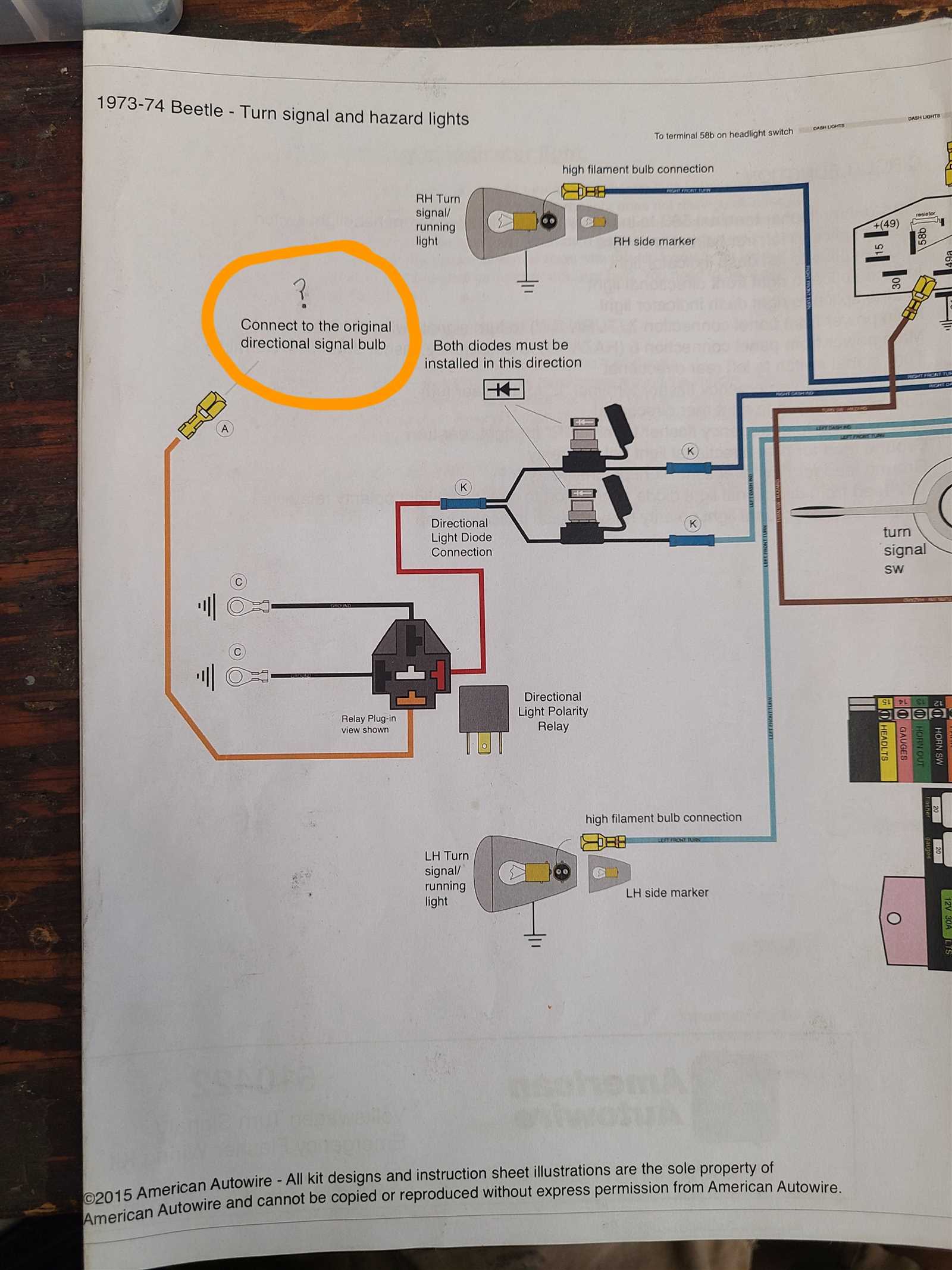 vw bug wiring diagram