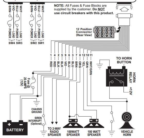 whelen hhs3200 wiring diagram