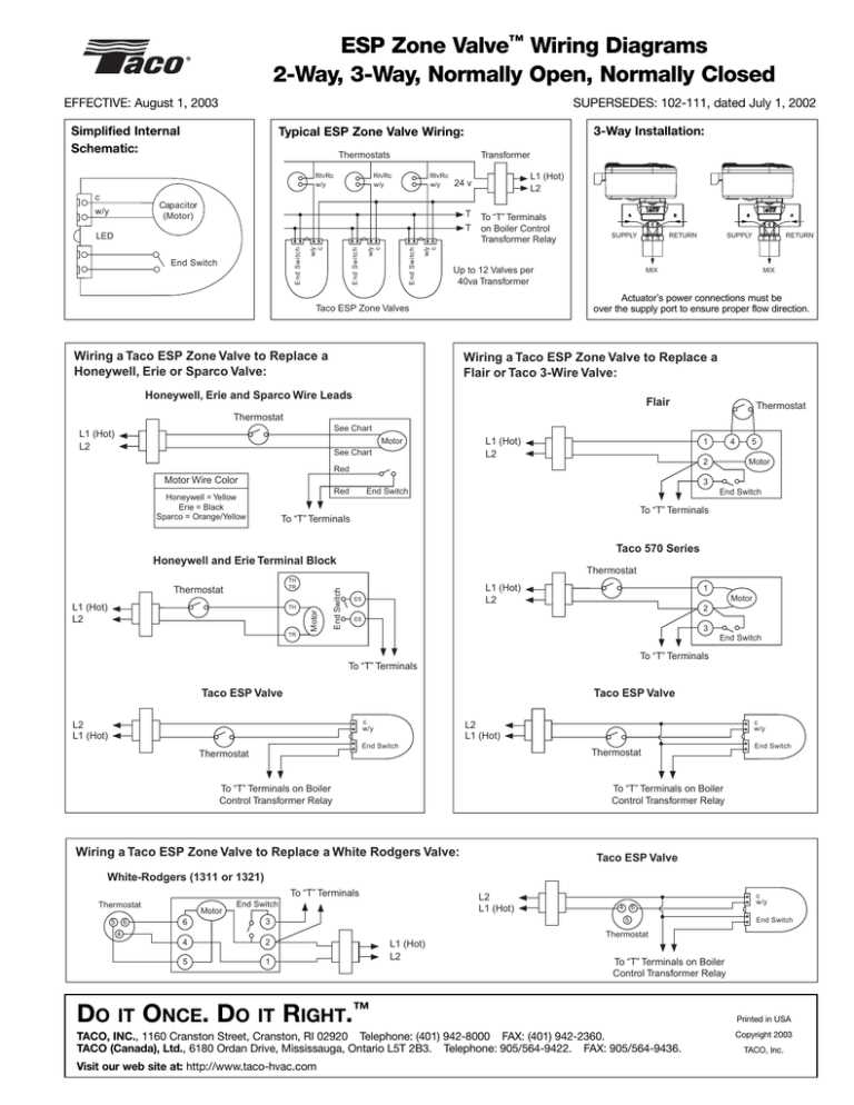 white rodgers 1311 zone valve wiring diagram